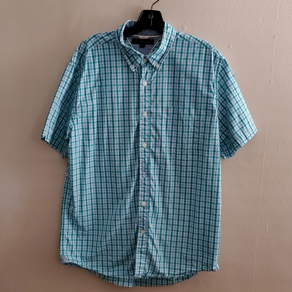 Tommy Hilfiger Short Sleeve Button Down L - Picture 2 of 5